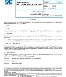 SAE AMS4973 Revision J