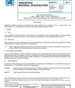 SAE AMS4331 Revision A