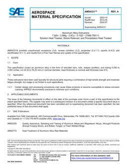 SAE AMS4331 Revision A SAE AMS4331 Revision A
