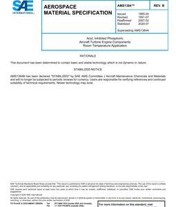 SAE AMS1384 Revision B