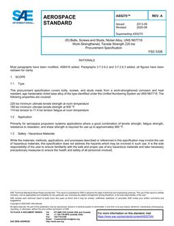 SAE AS5270 Revision A SAE AS5270 Revision A