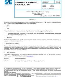 SAE AMS4634 Revision D
