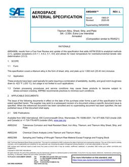 SAE AMS4909 Revision L