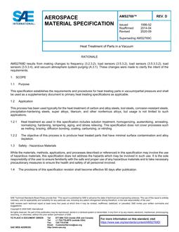 SAE AMS2769 Revision D SAE AMS2769 Revision D