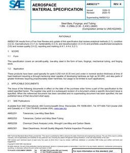 SAE AMS6312 Revision K