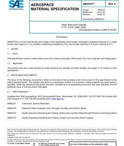 SAE AMS5070 Revision K