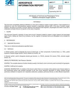 SAE AIR171 Revision F