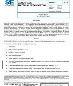 SAE AMS2424 Revision G