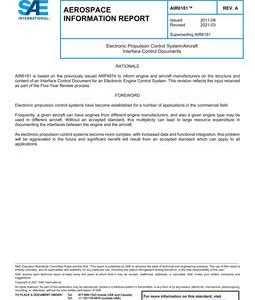 SAE AIR6181 Revision A