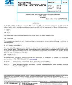 SAE AMS4731 Revision D
