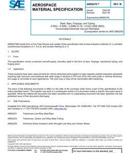 SAE AMS6276 Revision M