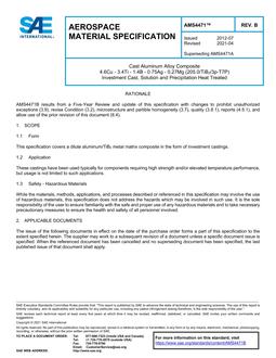 SAE AMS4471 Revision B SAE AMS4471 Revision B