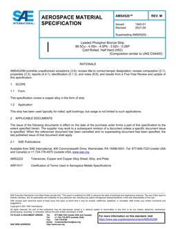 SAE AMS4520 Revision M SAE AMS4520 Revision M