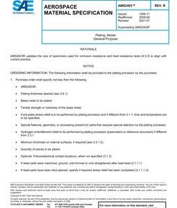 SAE AMS2403 Revision R