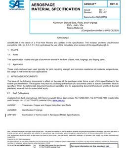 SAE AMS4635 Revision H