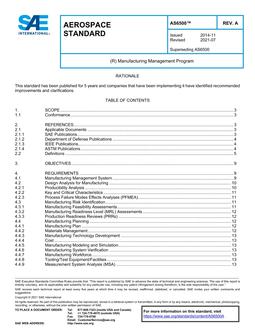 SAE AS6500 Revision A SAE AS6500 Revision A