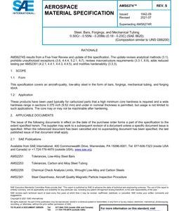 SAE AMS6274 Revision S
