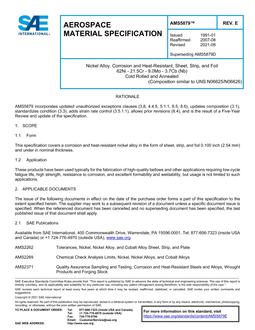 SAE AMS5879 Revision E SAE AMS5879 Revision E