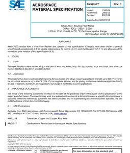 SAE AMS4761 Revision C