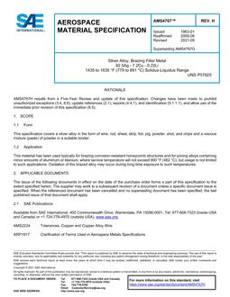 SAE AMS4767 Revision H SAE AMS4767 Revision H