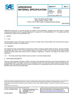 SAE AMS4774 Revision H SAE AMS4774 Revision H