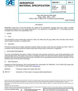 SAE AMS4788 Revision C