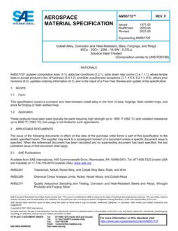 SAE AMS5772 Revision F SAE AMS5772 Revision F