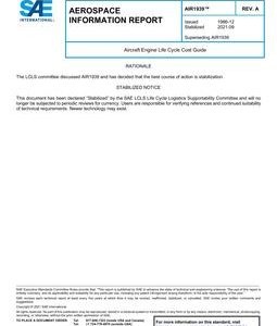 SAE AIR1939 Revision A
