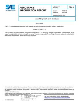 SAE AIR1939 Revision A SAE AIR1939 Revision A