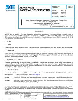 SAE AMS5641 Revision J SAE AMS5641 Revision J