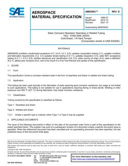 SAE AMS5563 Revision D SAE AMS5563 Revision D