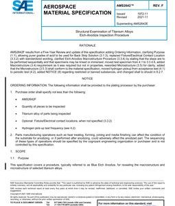 SAE AMS2642 Revision F