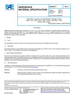 SAE AMS5585 Revision J SAE AMS5585 Revision J