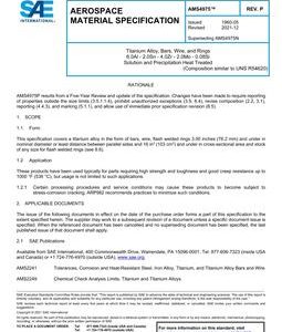SAE AMS4975 Revision P