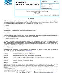 SAE AMS4943 Revision M