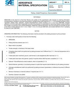 SAE AMS2428 Revision A