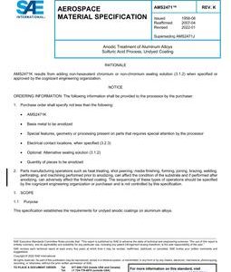 SAE AMS2471 Revision K