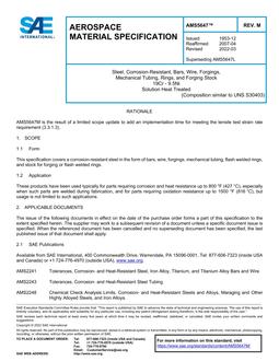 SAE AMS5647 Revision M SAE AMS5647 Revision M