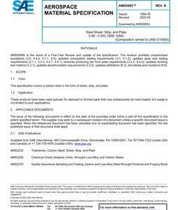 SAE AMS5085 Revision K