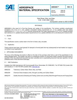 SAE AMS5085 Revision K SAE AMS5085 Revision K