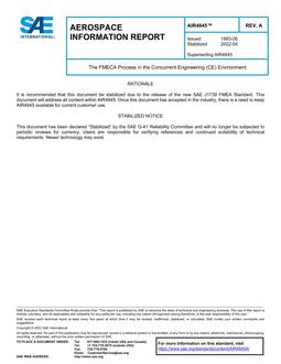 SAE AIR4845 Revision A SAE AIR4845 Revision A