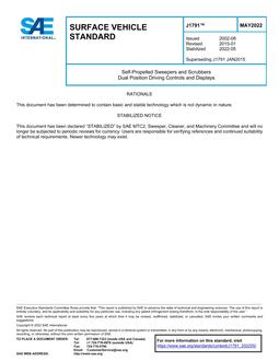 SAE J1791 SAE J1791