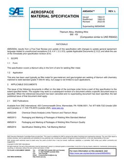 SAE AMS4954 Revision L SAE AMS4954 Revision L