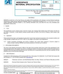 SAE AMS4978 Revision J