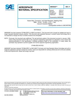 SAE AMS5829 Revision F
