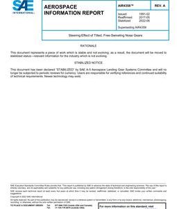 SAE AIR4358 Revision A