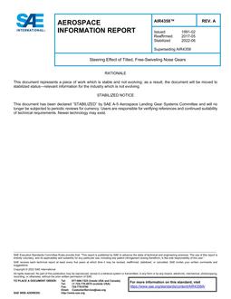 SAE AIR4358 Revision A