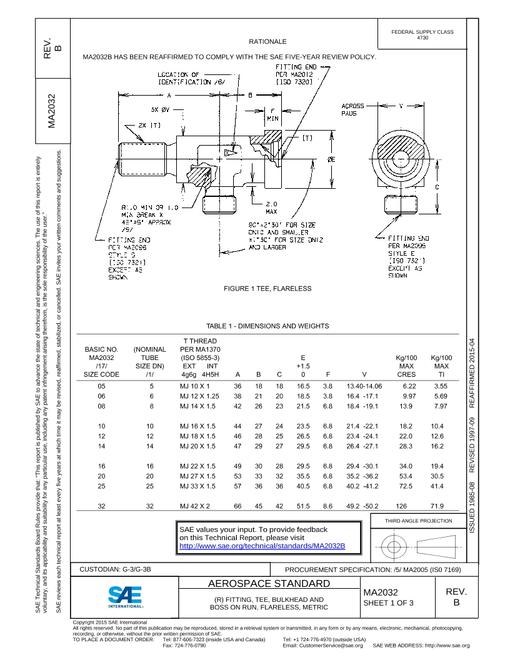 SAE MA2032B