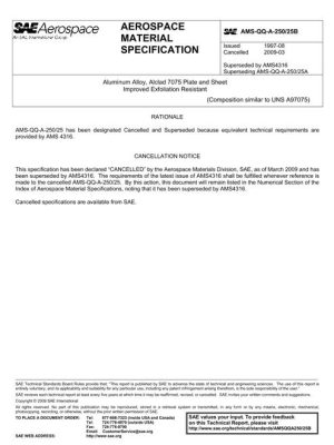 SAE AMSQQA250/25B