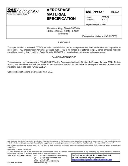 SAE AMS4267A